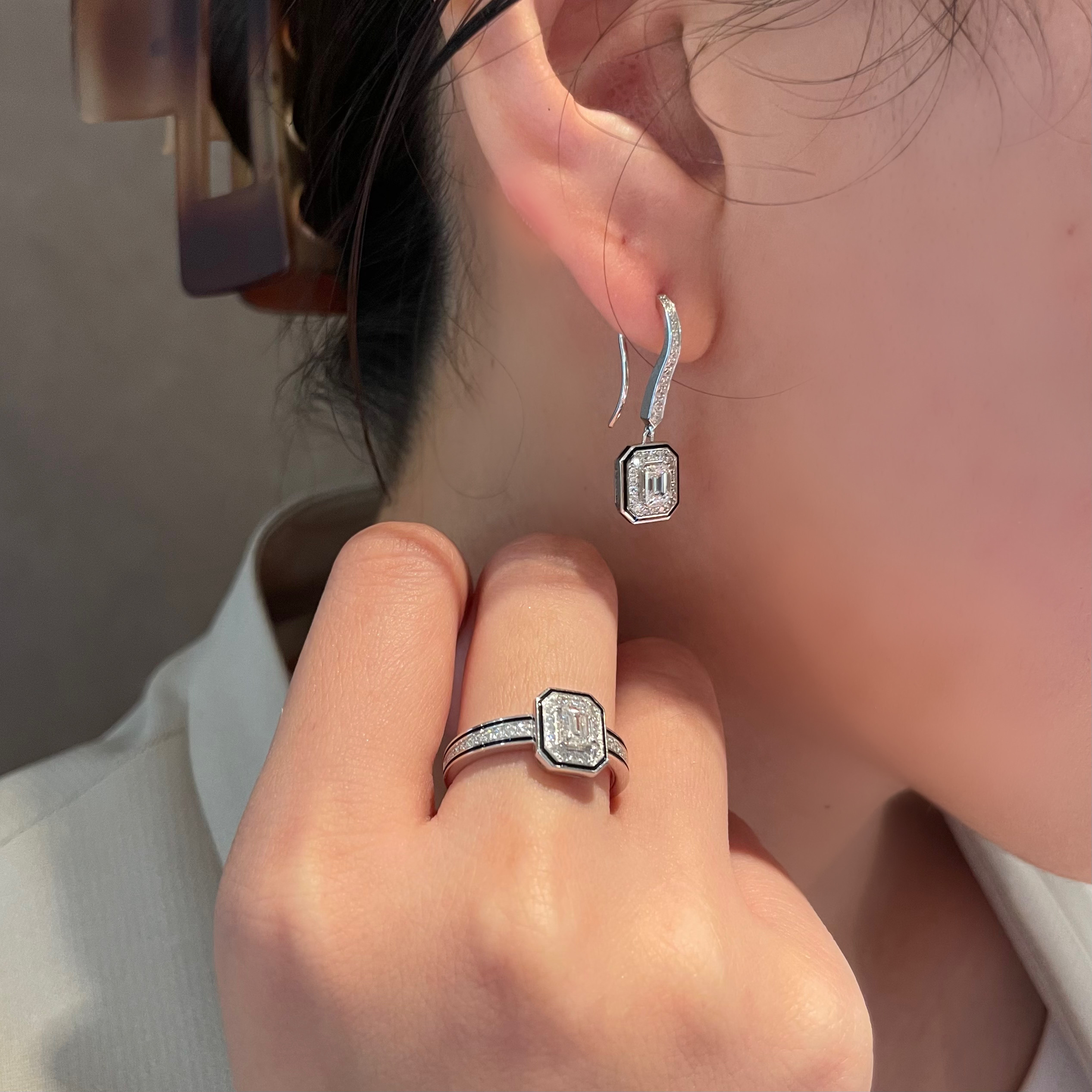 BOUCHERON 美品 ブシュロン ピンクサファイア ダイヤモンド